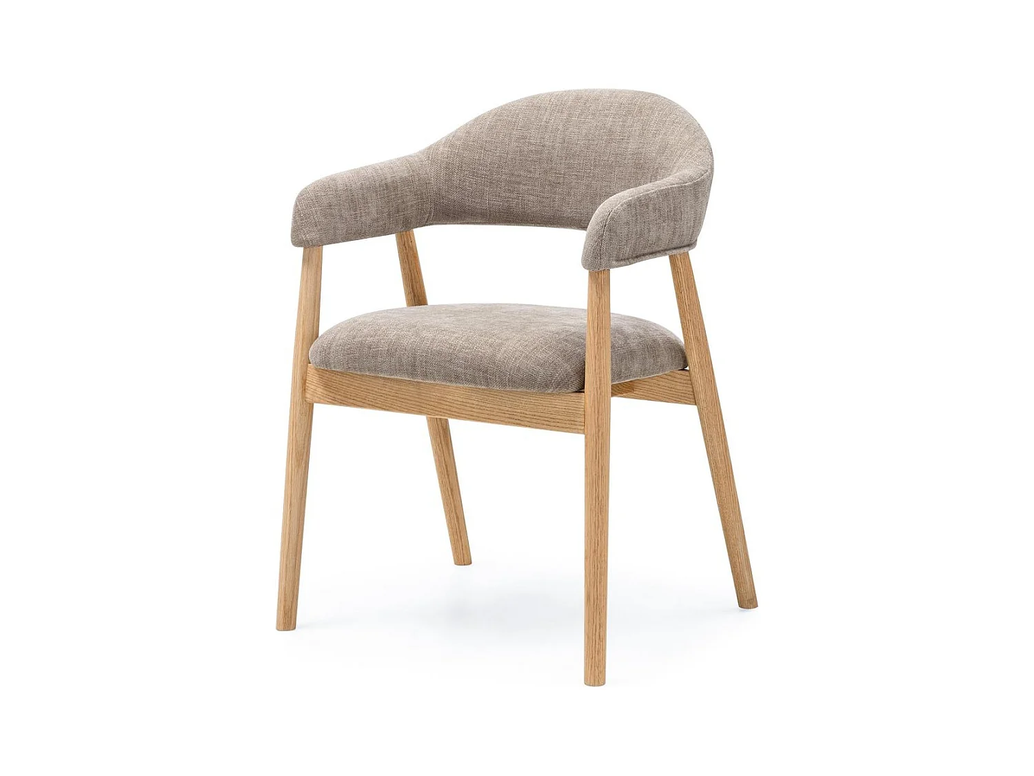 Polsterstuhl 57x54x81 cm Beige LARIS