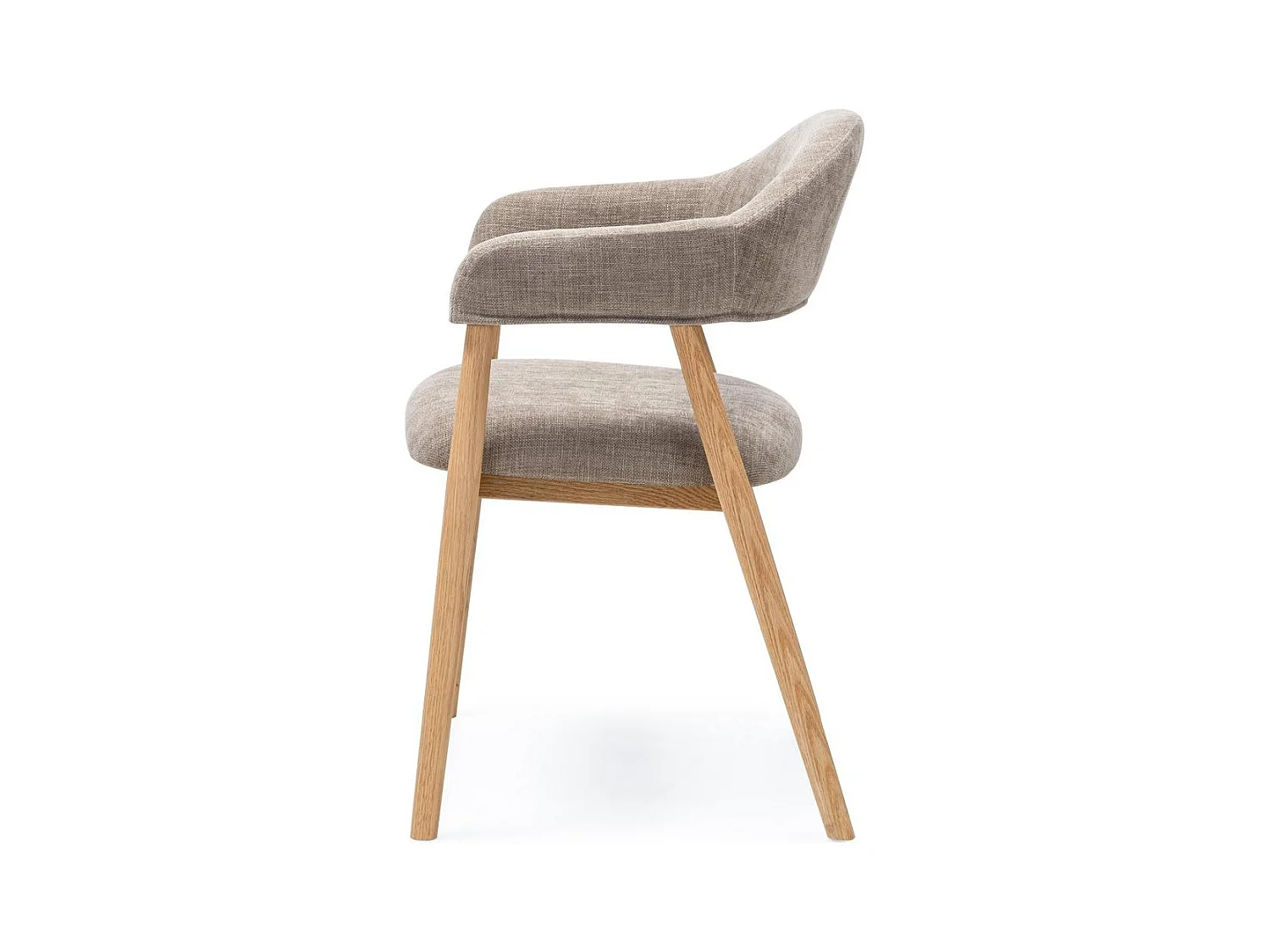Polsterstuhl 57x54x81 cm Beige LARIS