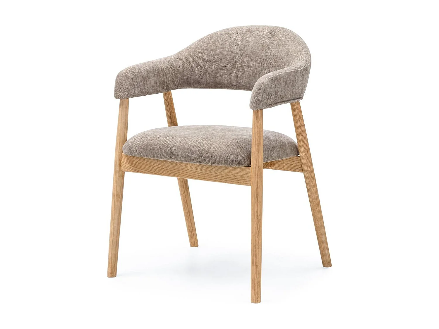 Polsterstuhl 57x54x81 cm Beige LARIS