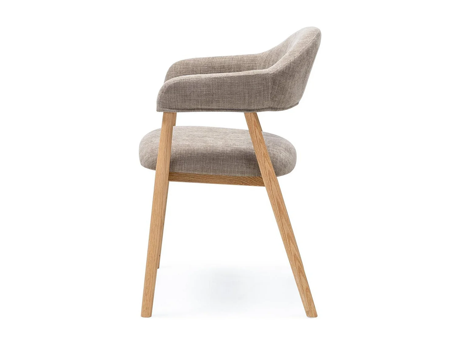 Polsterstuhl 57x54x81 cm Beige LARIS