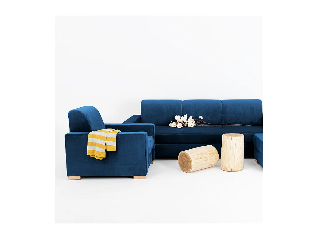 Sessel 0,95x0,9x0,82 m natur, stabil