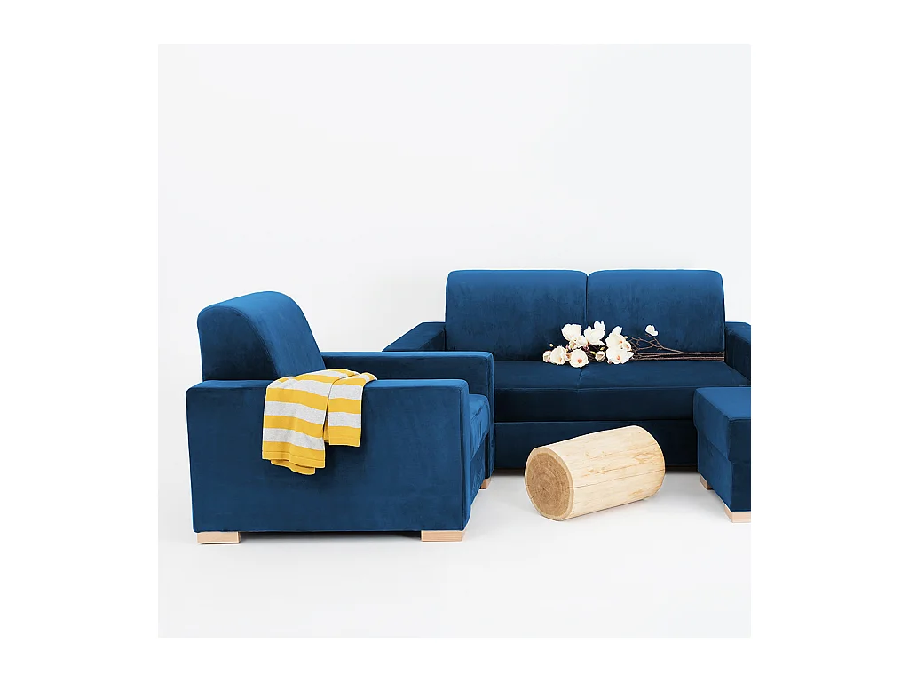 Sessel 0,95x0,9x0,82 m natur, stabil