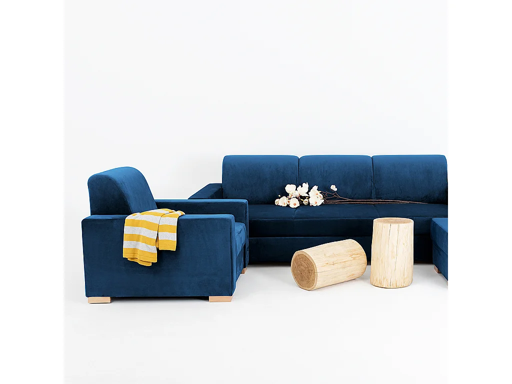 Sessel 0,95x0,9x0,82 m natur, stabil