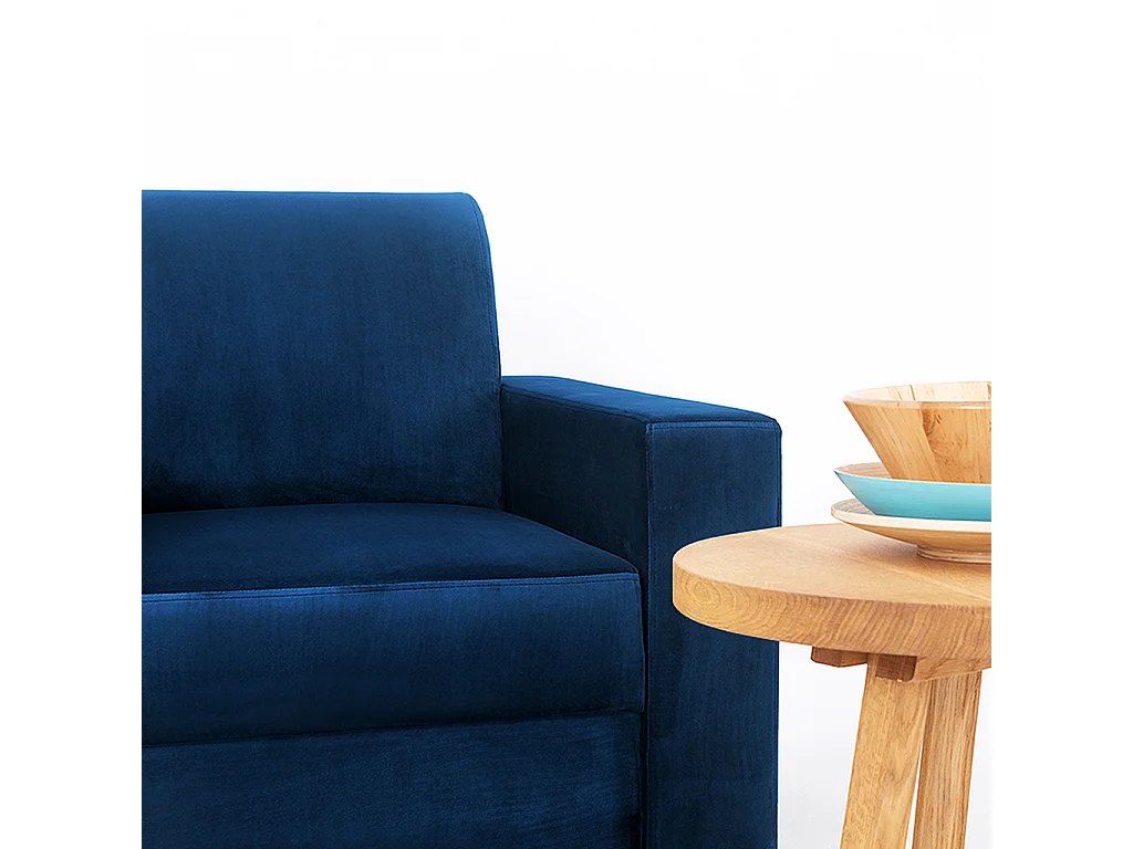 Sessel 0,95x0,9x0,82 m natur, stabil