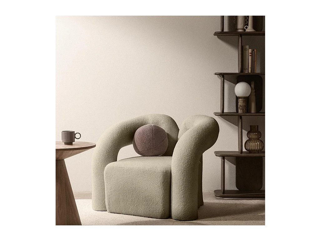 Fauteuil 76x95x78 cm Bruin