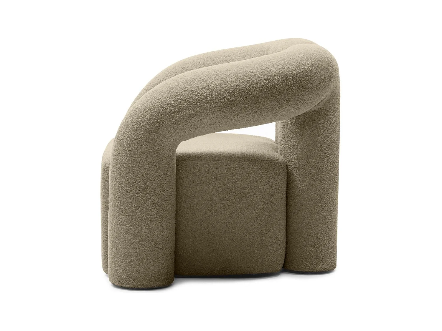 Fauteuil 76x95x78 cm Bruin