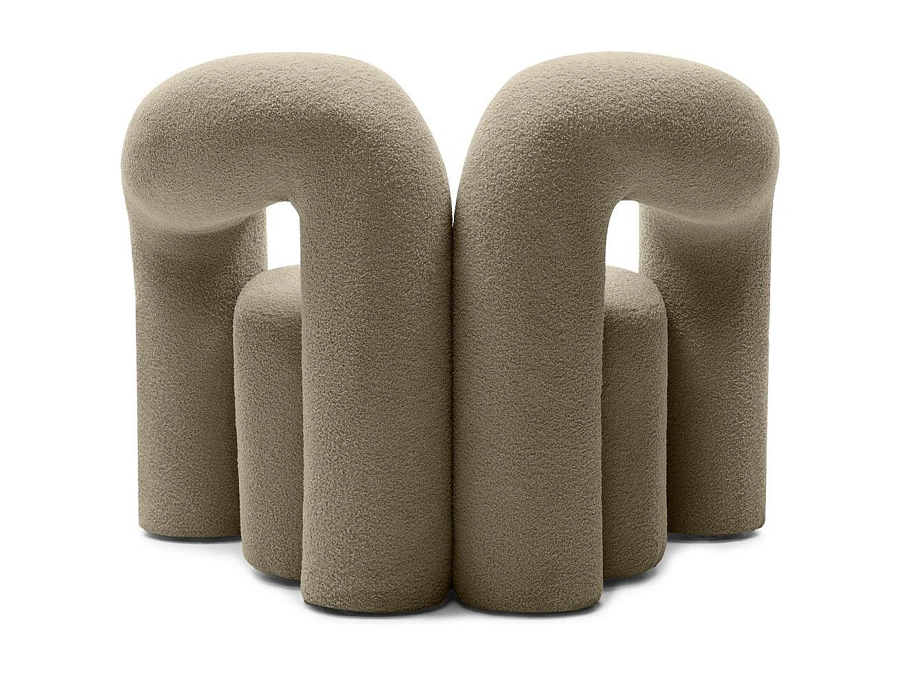 Sessel 76x95x78 cm Braun