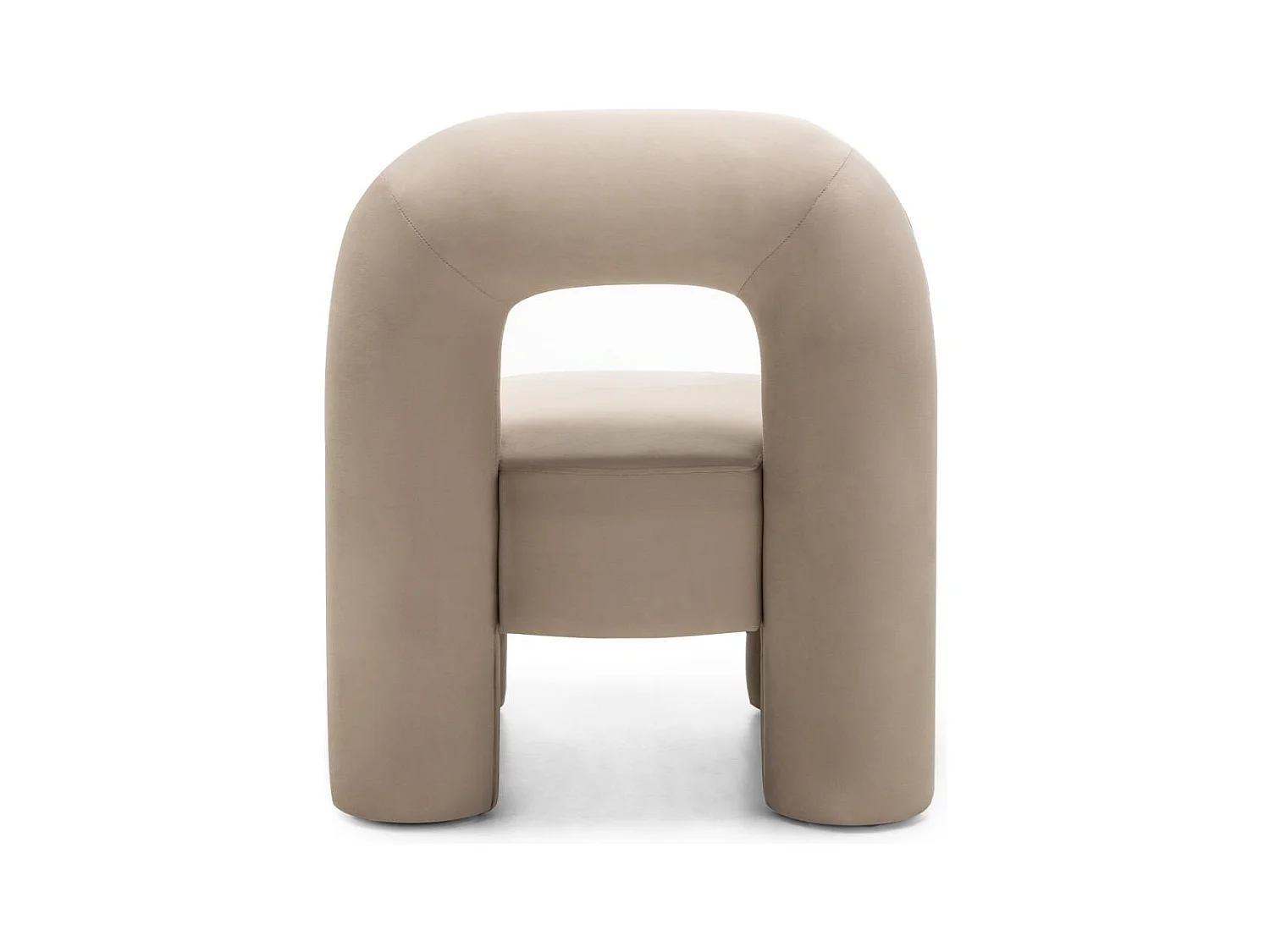 Lounge stoel 74,4x68x80 cm beige Lucca