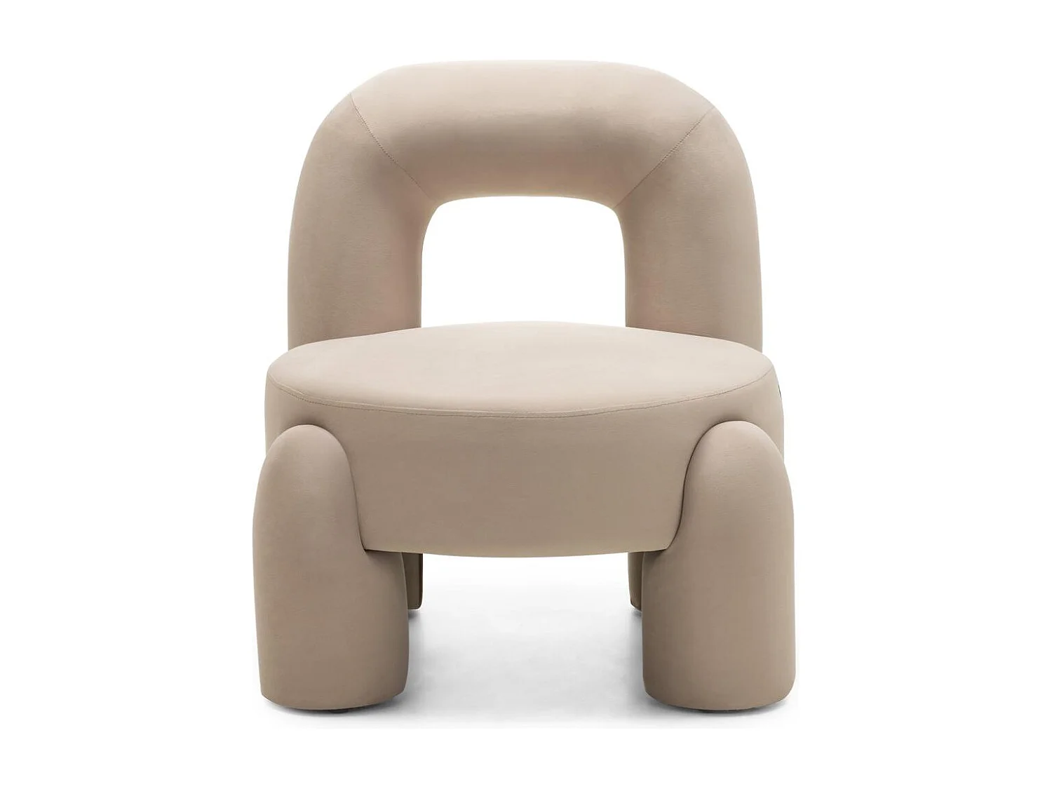 Sillón lounge 74.4x68x80 cm beige Lucca