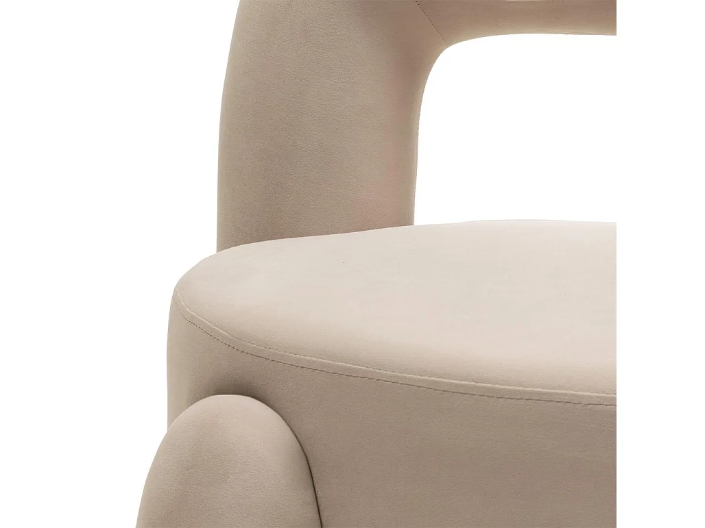 Sillón lounge 74.4x68x80 cm beige Lucca