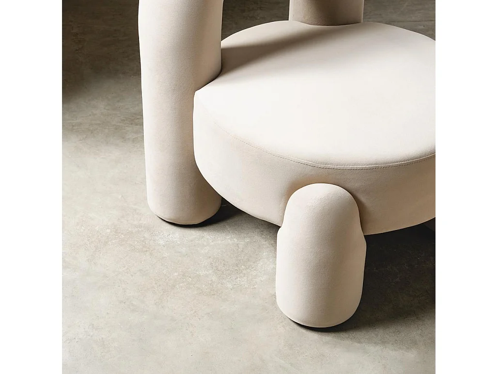 Sillón lounge 74.4x68x80 cm beige Lucca