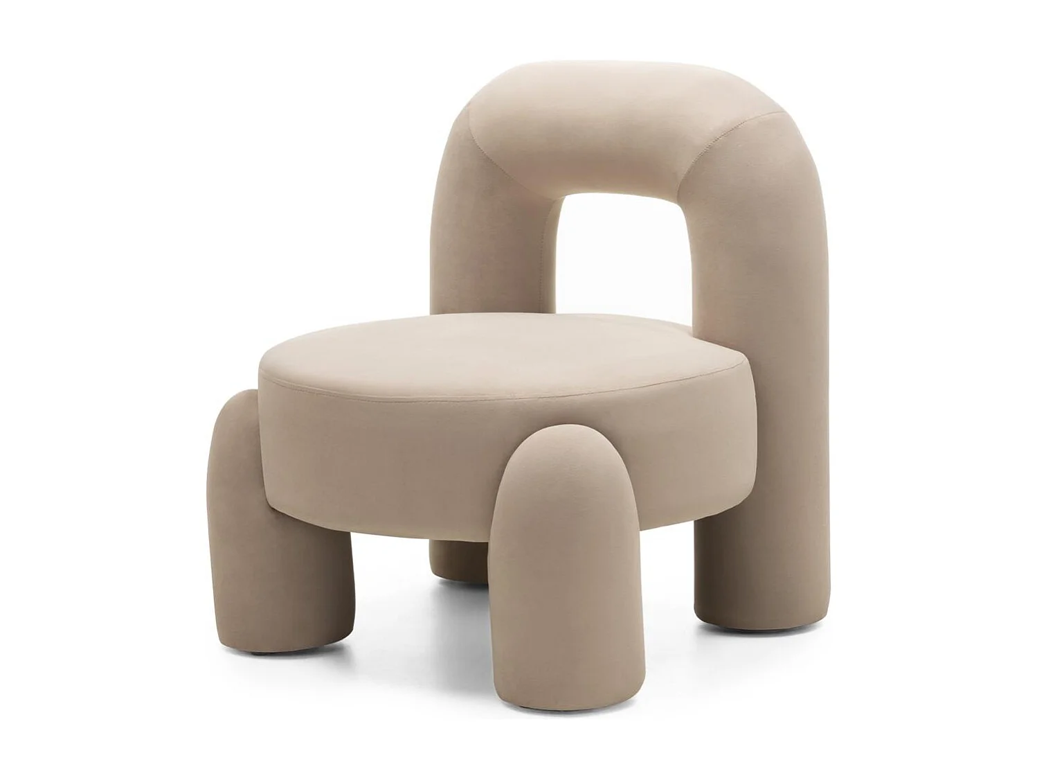 Sillón lounge 74.4x68x80 cm beige Lucca