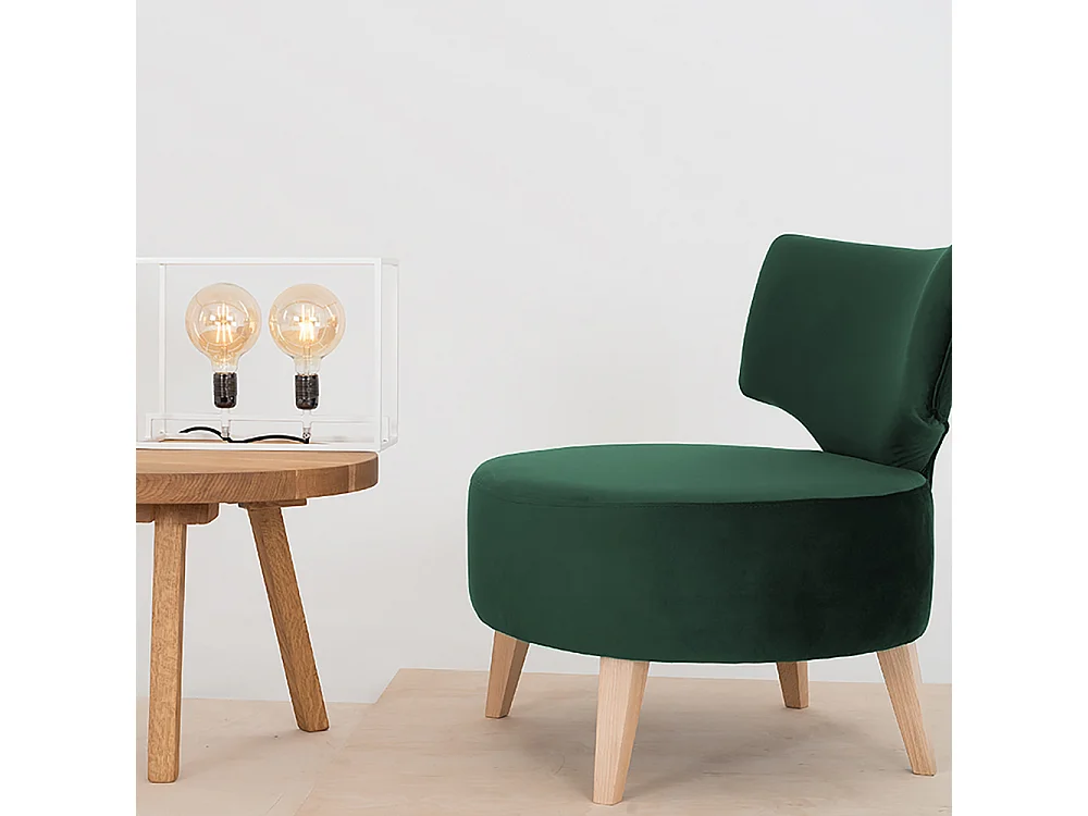 Sillón 0.6x0.75x0.75 m aguacate Flippin