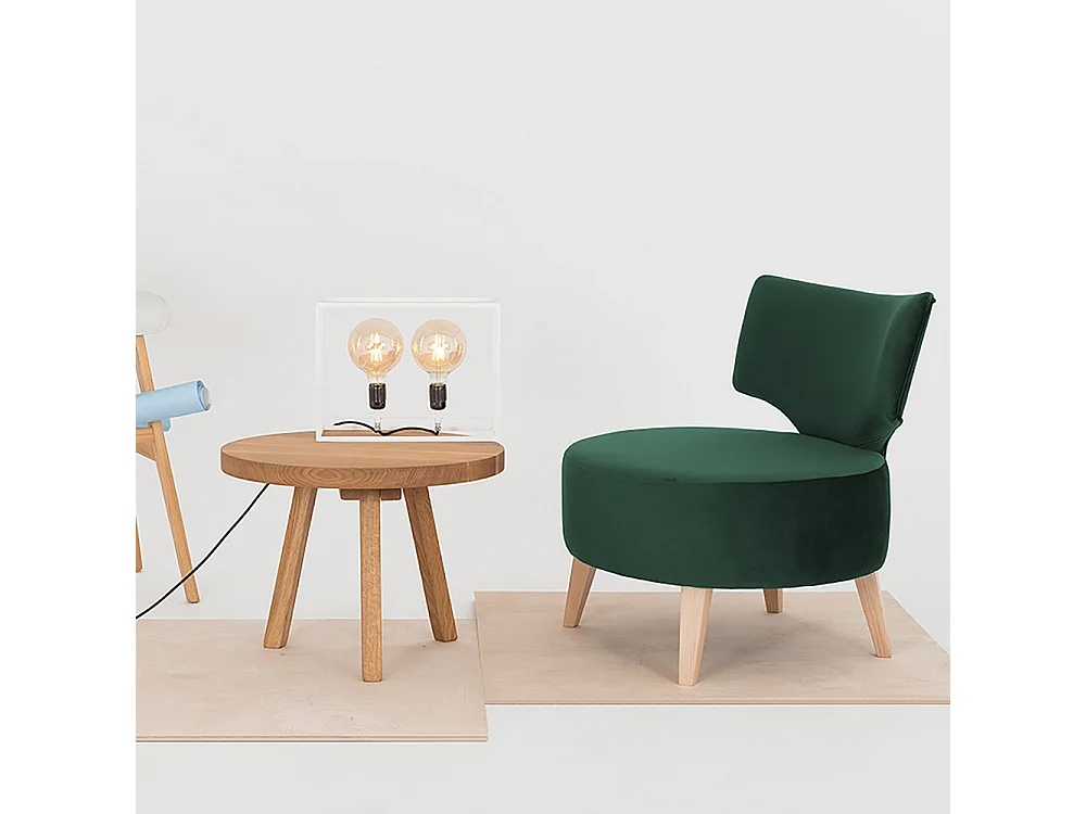 Sillón 0.6x0.75x0.75 m aguacate Flippin