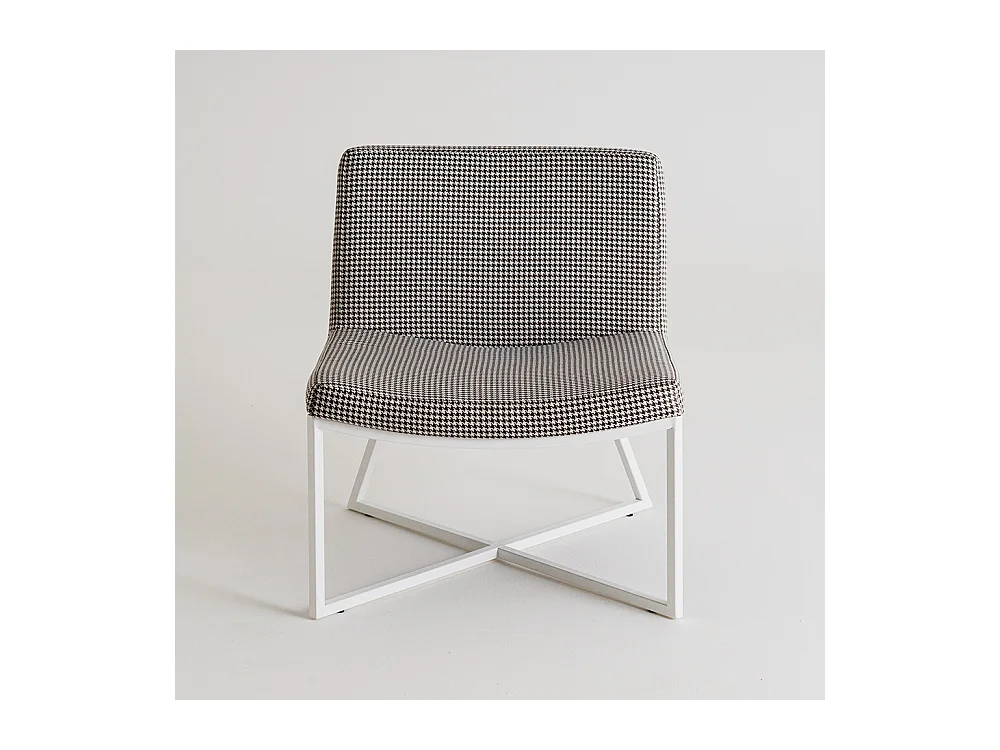 Fauteuil 60x62x71 cm blanc zero