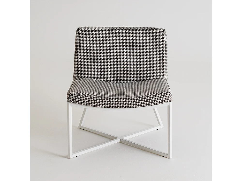 Fauteuil 60x62x71 cm wit zero