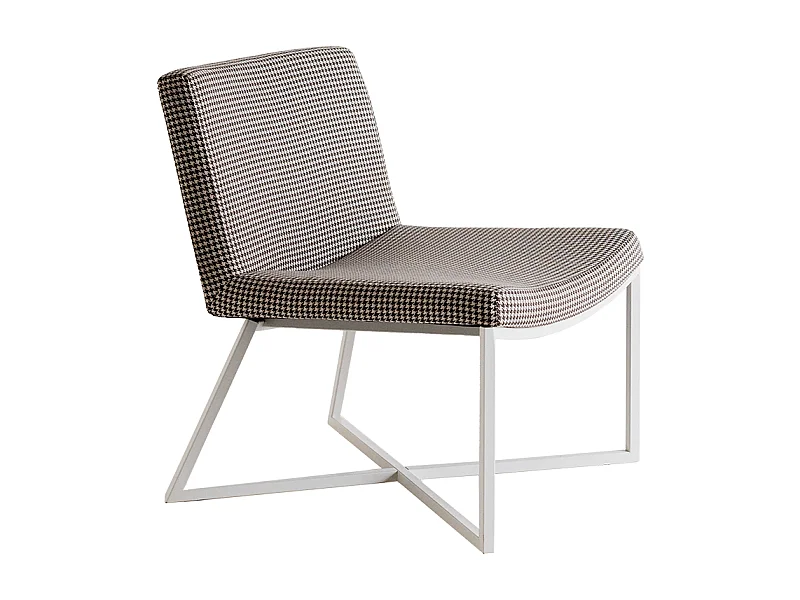 Fauteuil 60x62x71 cm wit zero