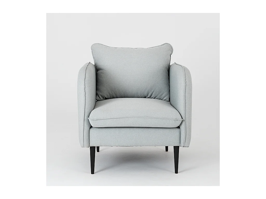 Sessel 0,89x0,8x0,9 m Schwarz Posh Schwarz Platyna