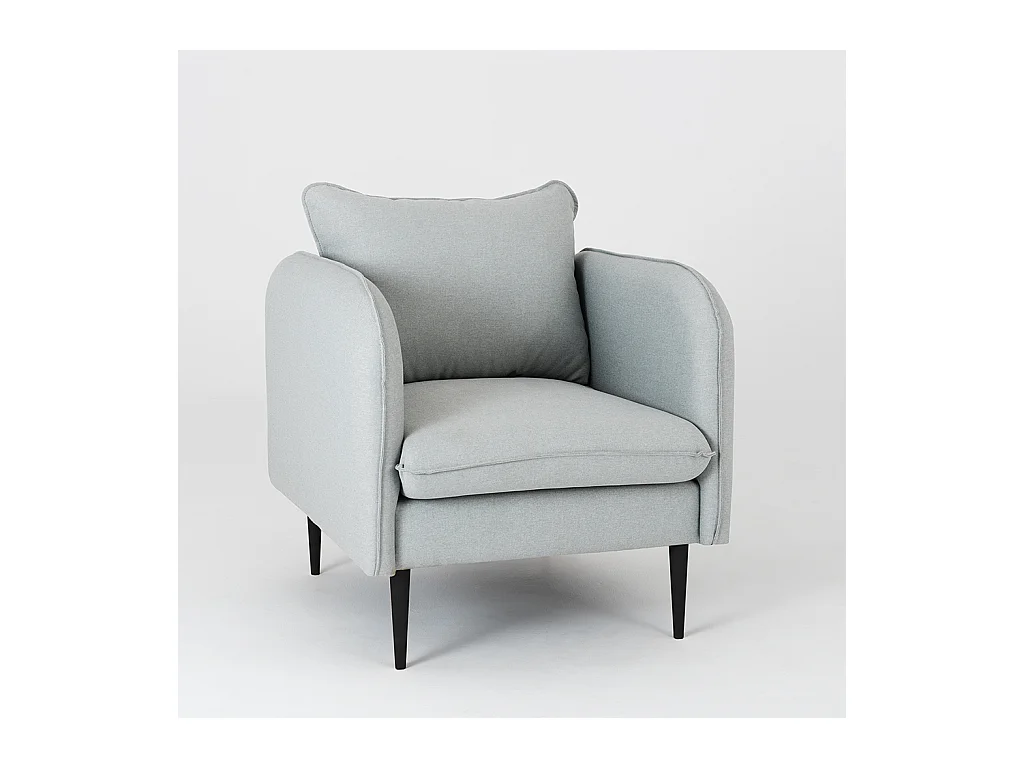 Sessel 0,89x0,8x0,9 m Schwarz Posh Schwarz Platyna