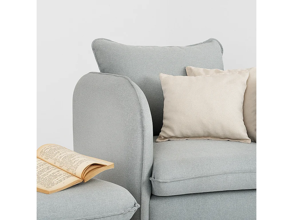 Sillón 0.89x0.8x0.9 m Negro Posh Negro platino