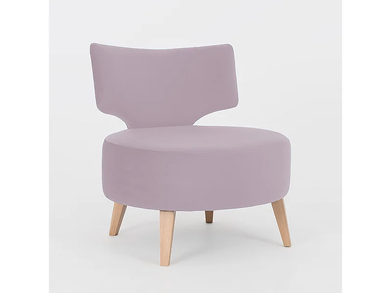 Fauteuil 0,6x0,75x0,75 m natuurlijk lychyy rv62