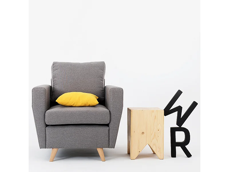 Fauteuil 90x79x86 cm Acier Lover