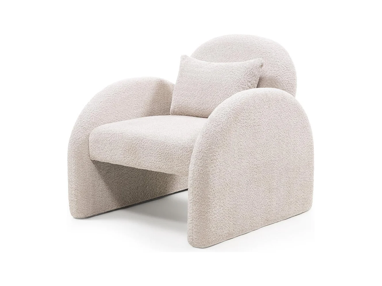 Loungesessel 82x84x83 cm beige JADA