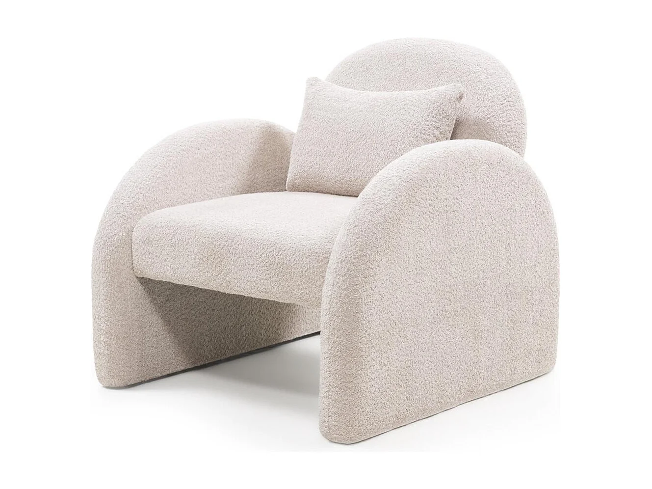 Loungesessel 82x84x83 cm beige JADA