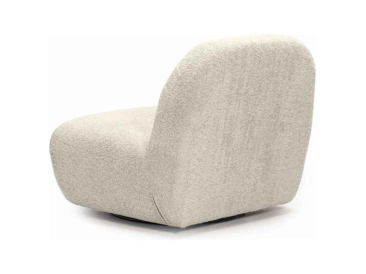 Lounge stoel 82x83x73 cm crème Bochic