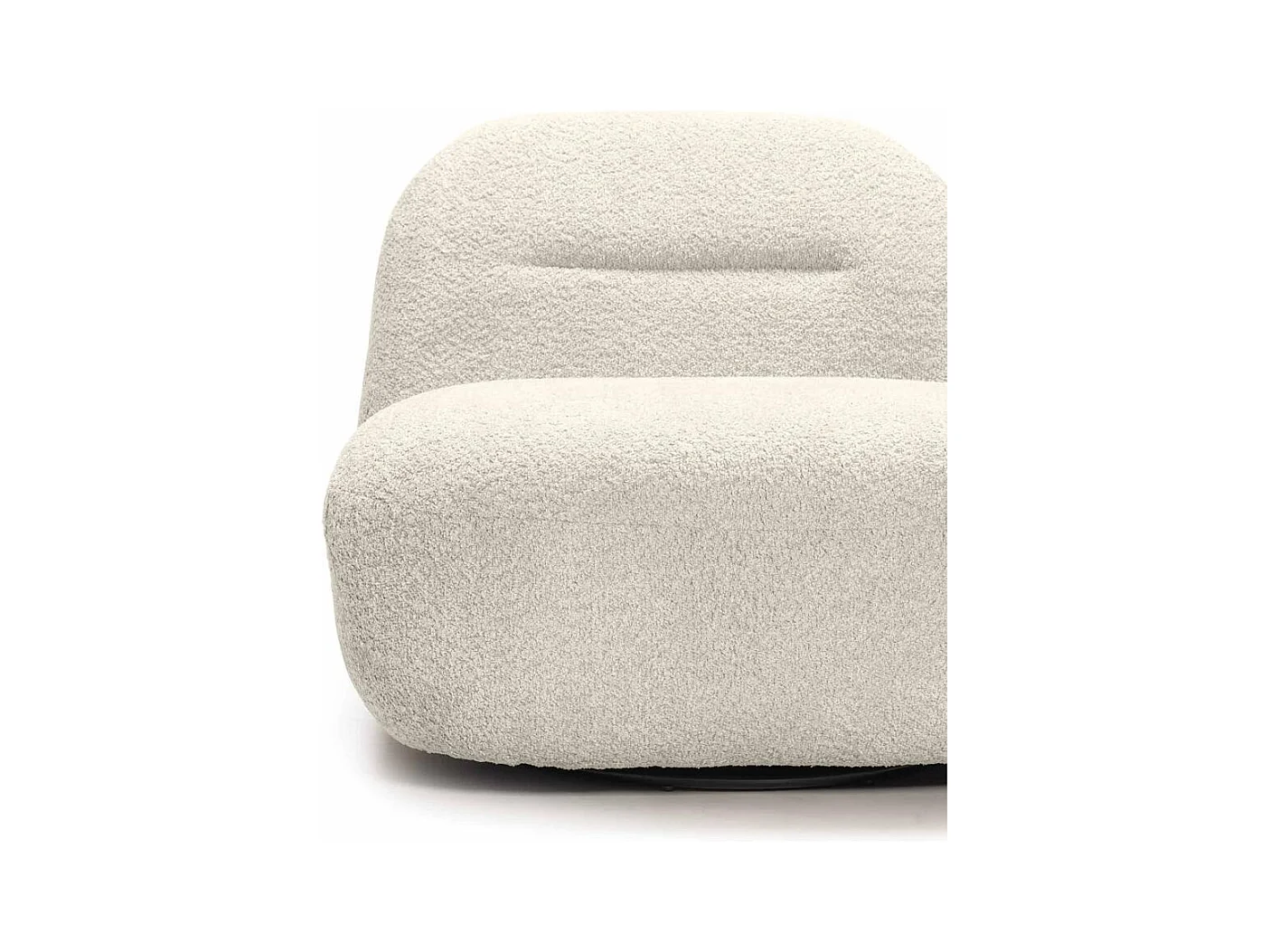 Lounge stoel 82x83x73 cm crème Bochic