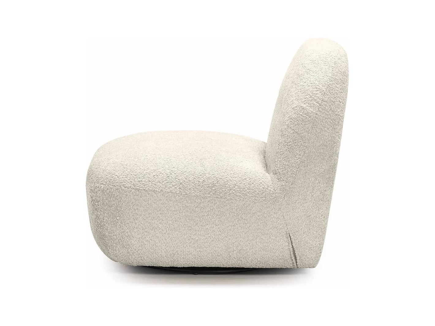 Lounge stoel 82x83x73 cm crème Bochic