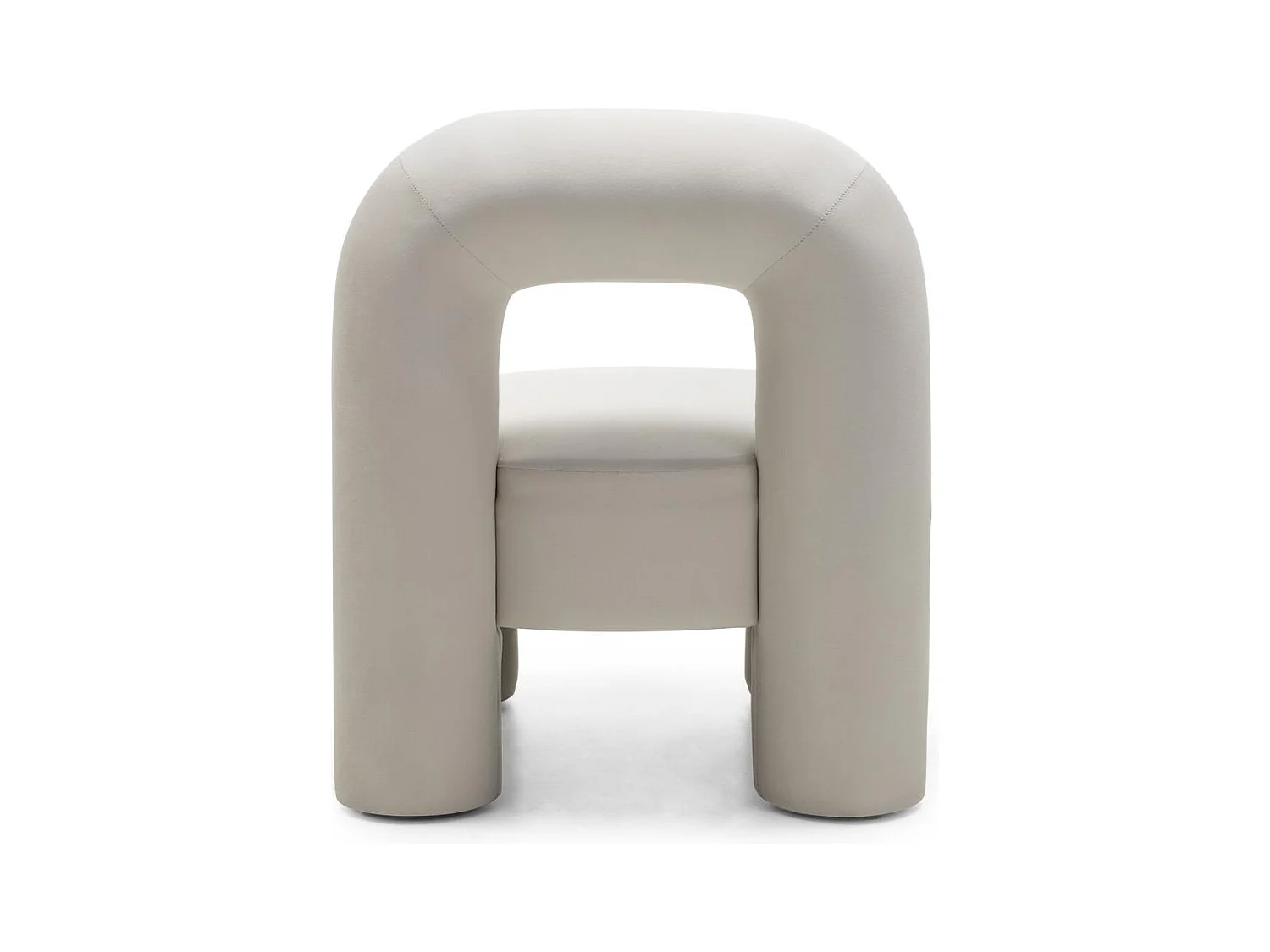 Fauteuil lounge 74,4x68x80 cm crème Lucca