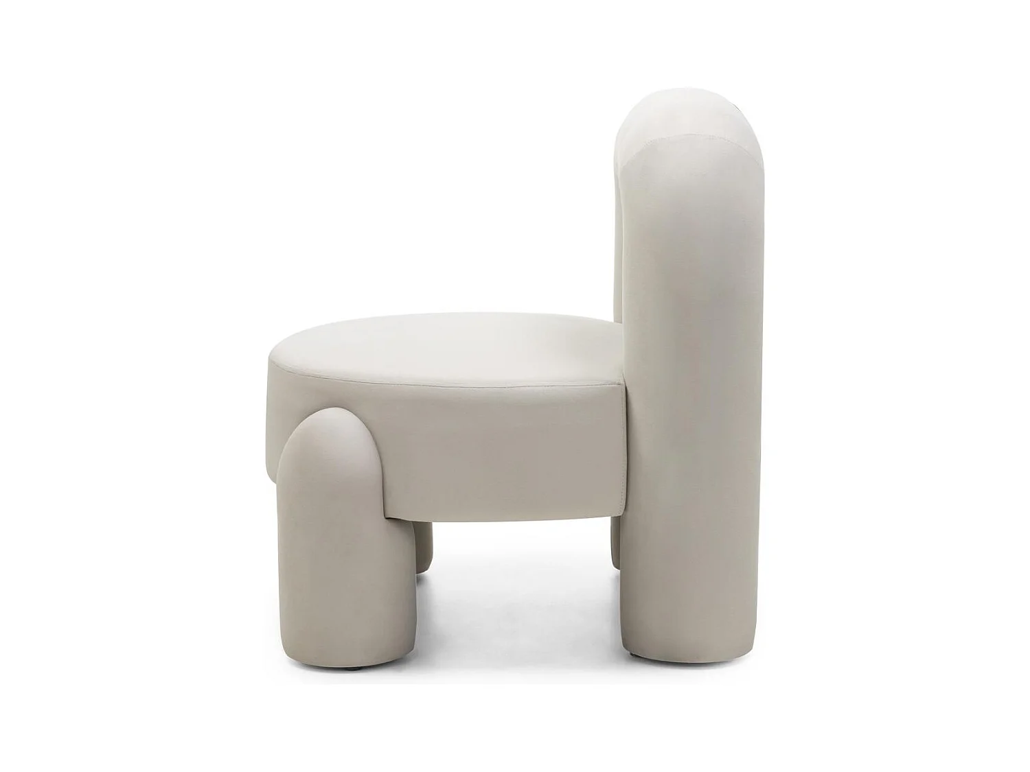 Lounge-Sessel 74,4x68x80 cm creme Lucca