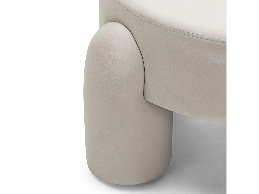 Sillón lounge 74.4x68x80 cm crema Lucca