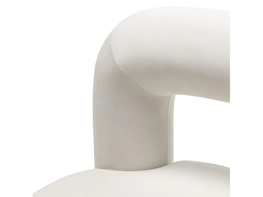 Sillón lounge 74.4x68x80 cm crema Lucca