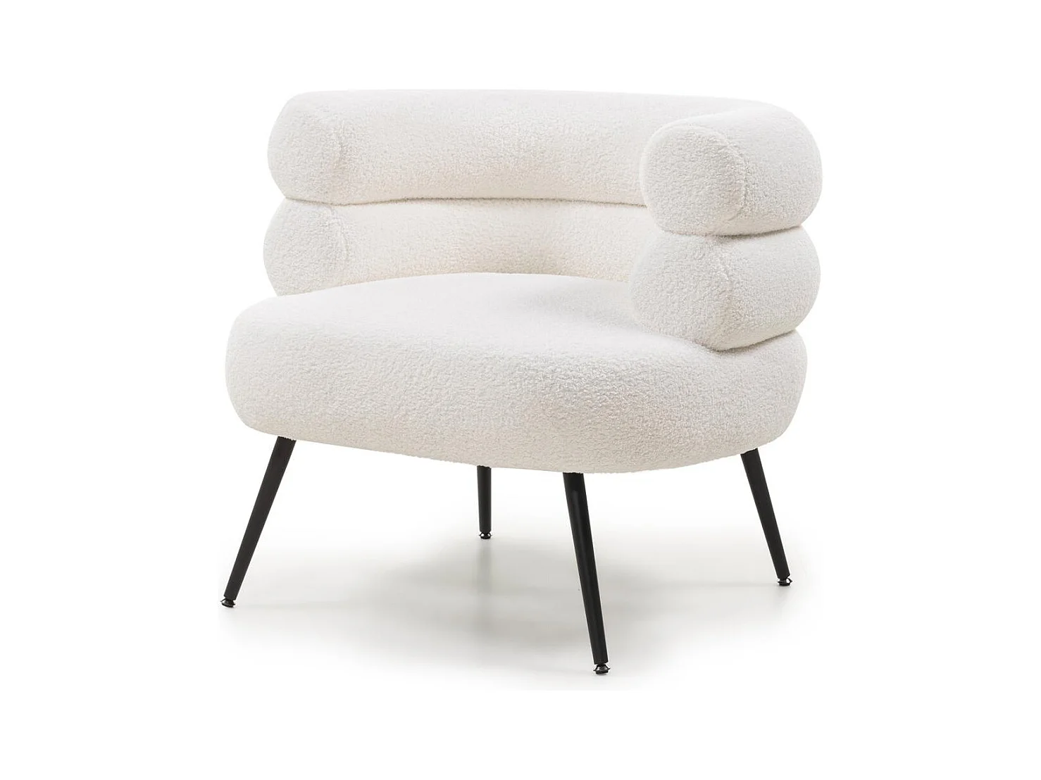 Fauteuil 74x74x71,5 cm Crème magnifique