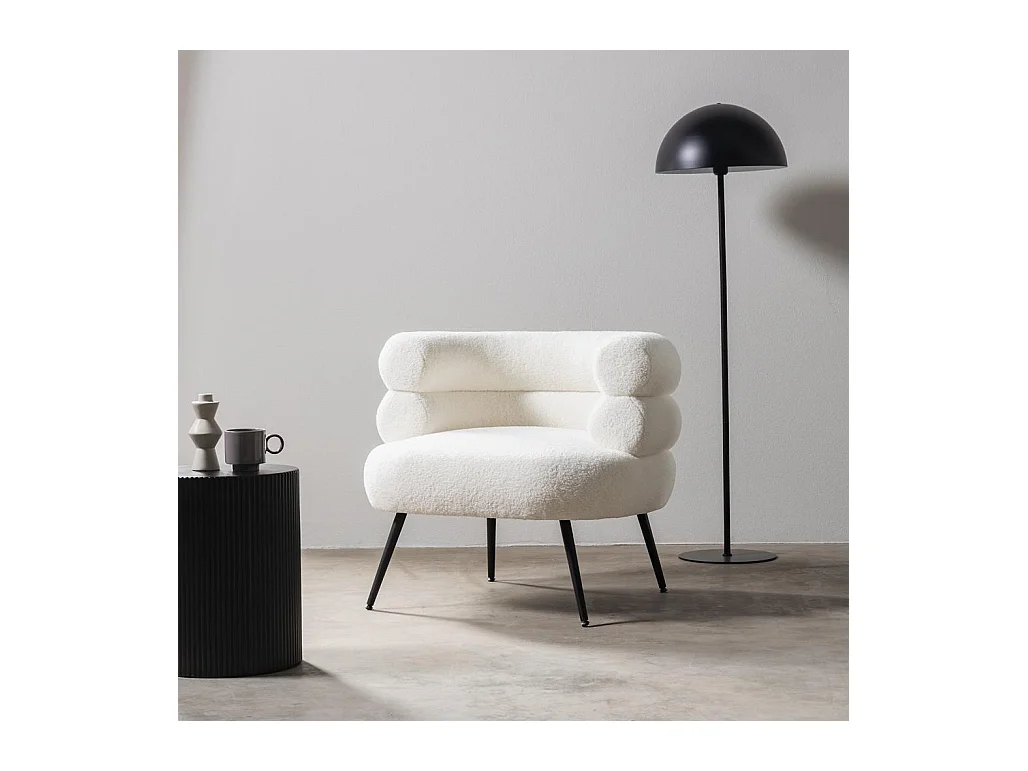 Sessel 74x74x71,5 cm Creme Magnifique