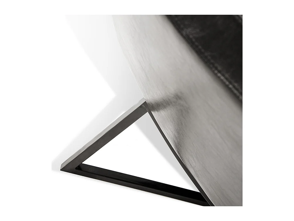 Fauteuil 60x62x81 cm zwart zero