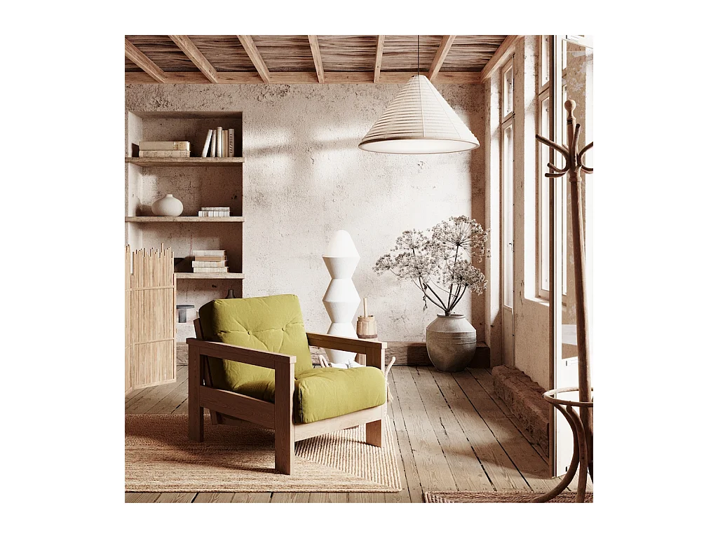 Fauteuil 75x105x83 cm vert Mexique