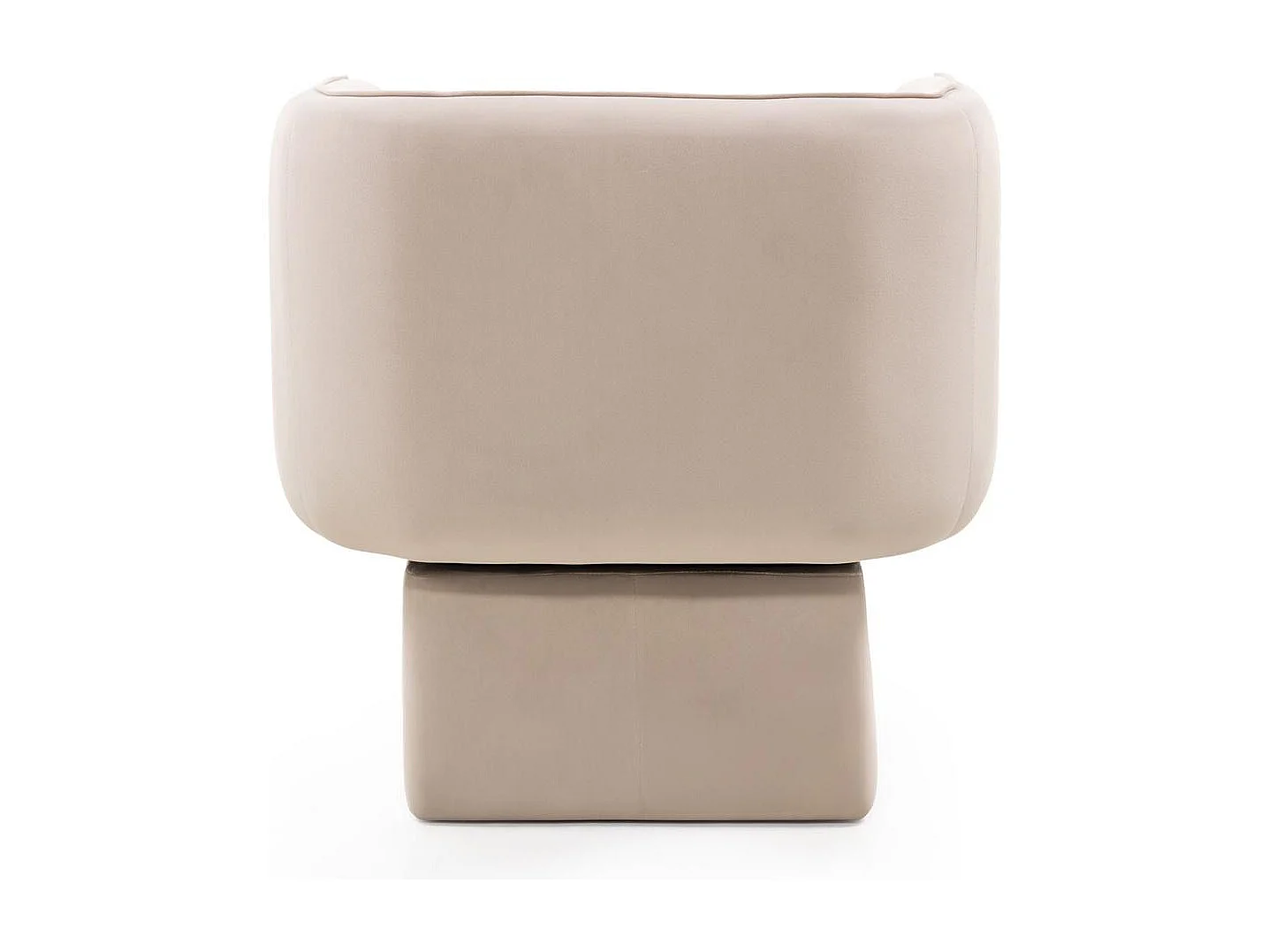 Silla giratoria 75x76x68 cm beige Marel