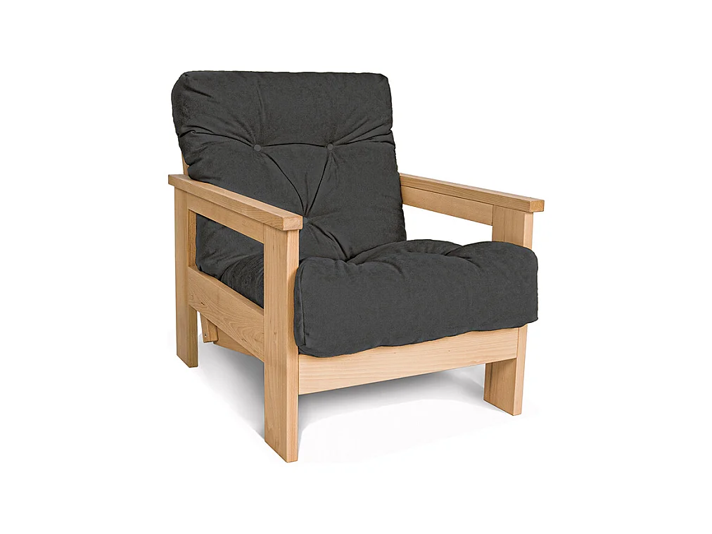 Fauteuil 0,75x1,05x0,83 m frêne Mexique