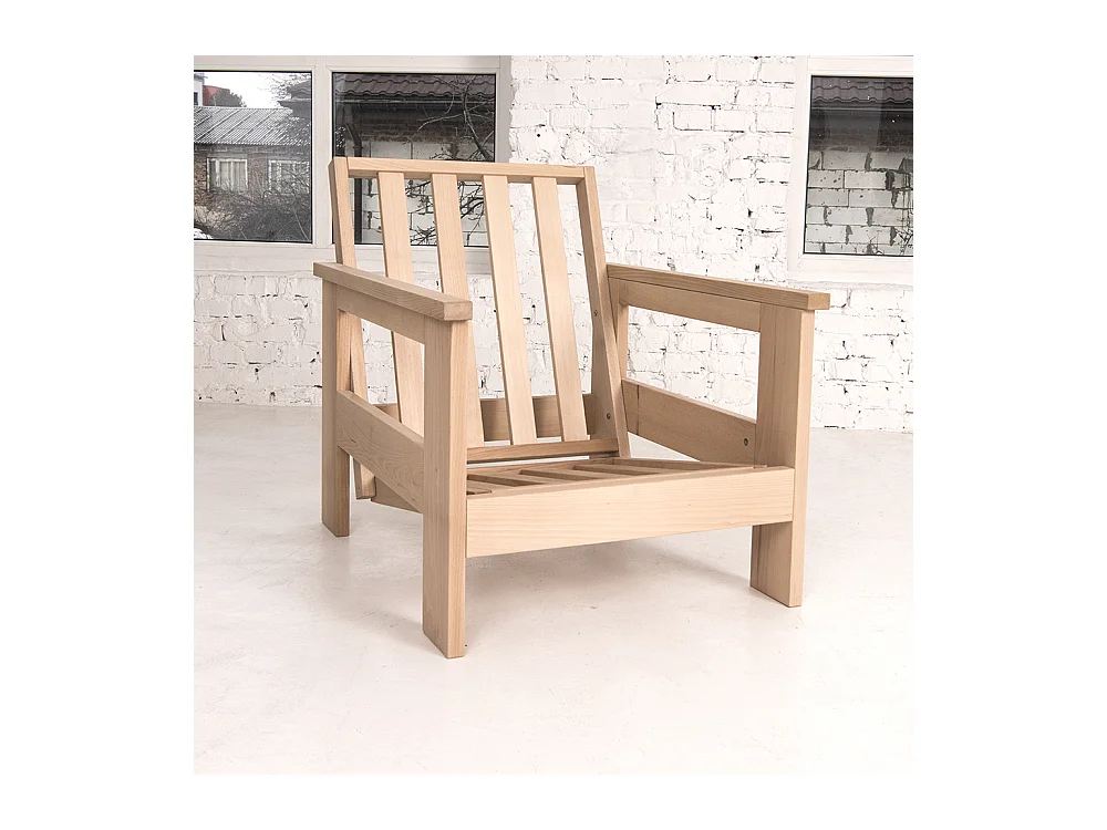Fauteuil 0,75x1,05x0,83 m frêne Mexique