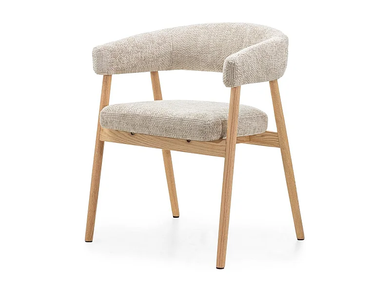 Polsterstuhl 59x55x73,5 cm beige MUE