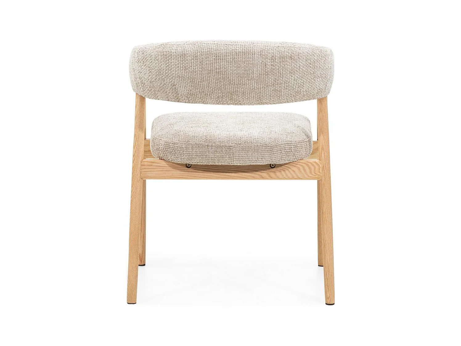 Fauteuil rembourré 59x55x73,5 cm beige MUE