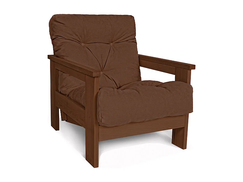 Fauteuil 0,75x1,05x0,83 m bruin Mexico
