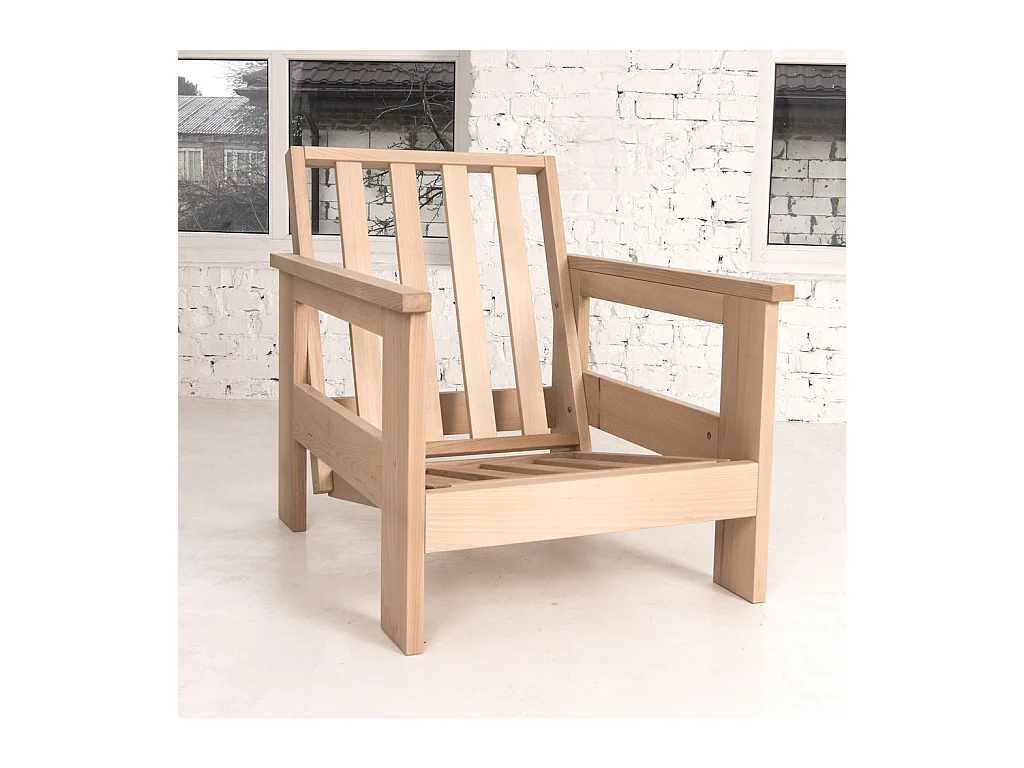 Fauteuil 75x105x83 cm frêne Mexique