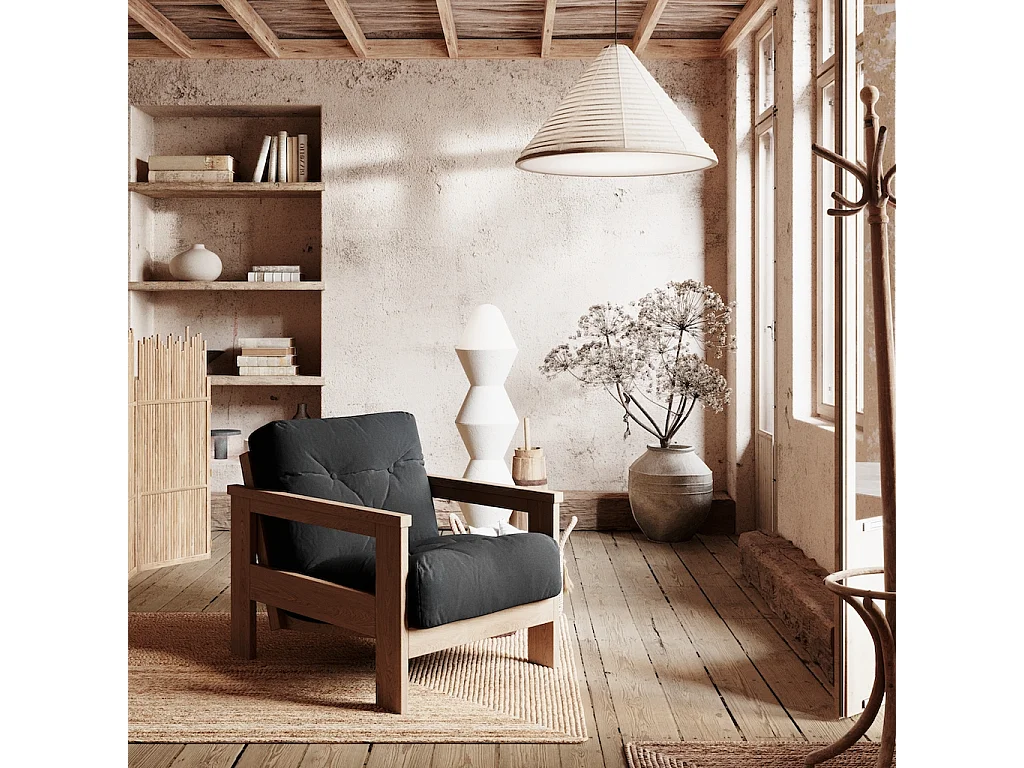 Fauteuil 75x105x83 cm frêne Mexique