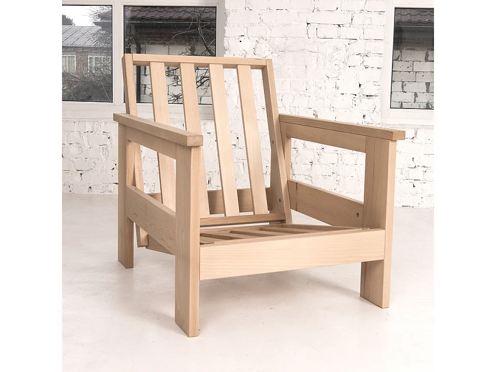 Fauteuil 75x105x83 cm frêne Mexique