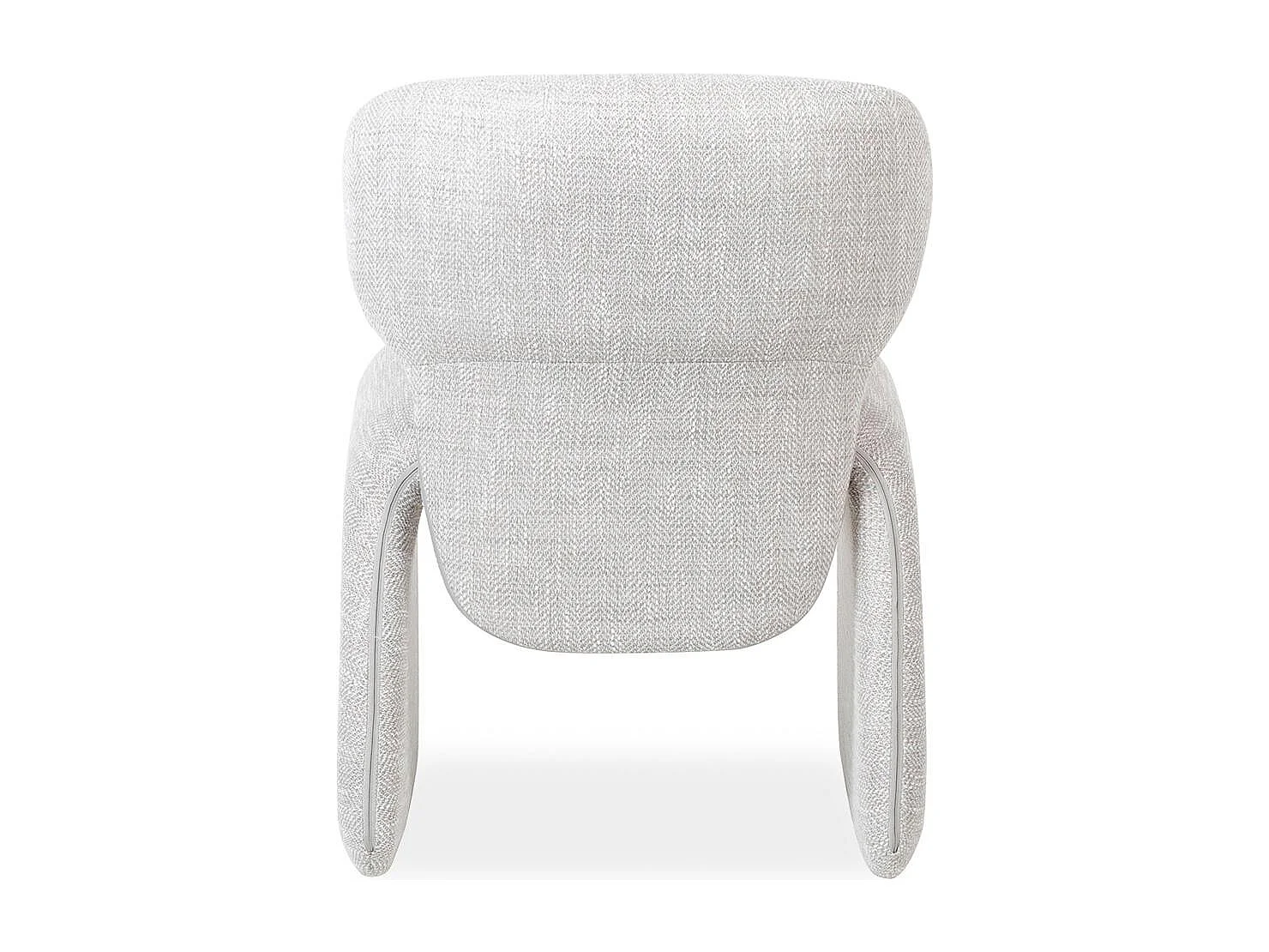 Polsterstuhl 63x56x78 cm hellgrau BIZZA