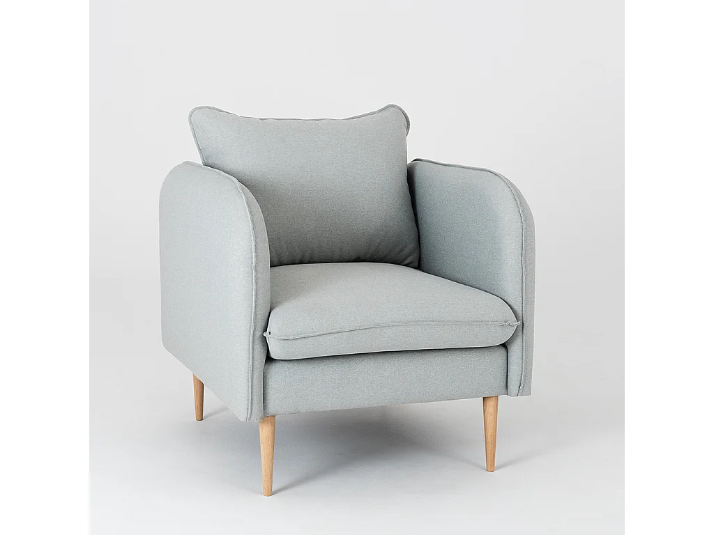 Sillón 0,89x0,8x0,9 m madera natural Posh Wood